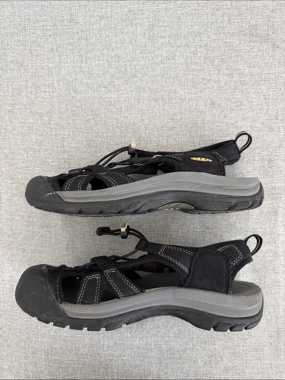Keen Black and Gray Closed-Toe Sport Sandals - Picture 4 of 8
